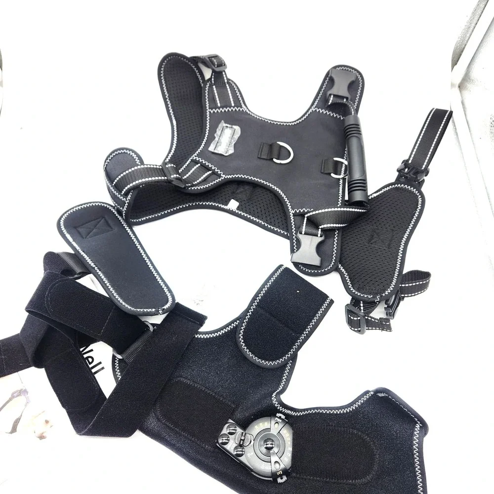 FurWell‎ M Left Dog Knee Brace Rear Leg ACL CCL Support with Chest Harness